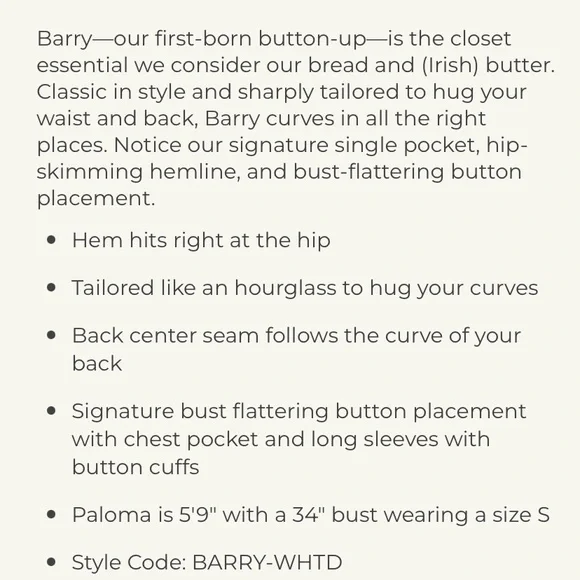 Frank & Eileen Barry Superluxe Italian Cotton White Button-Down Shirt Size M - Picture 5 of 13